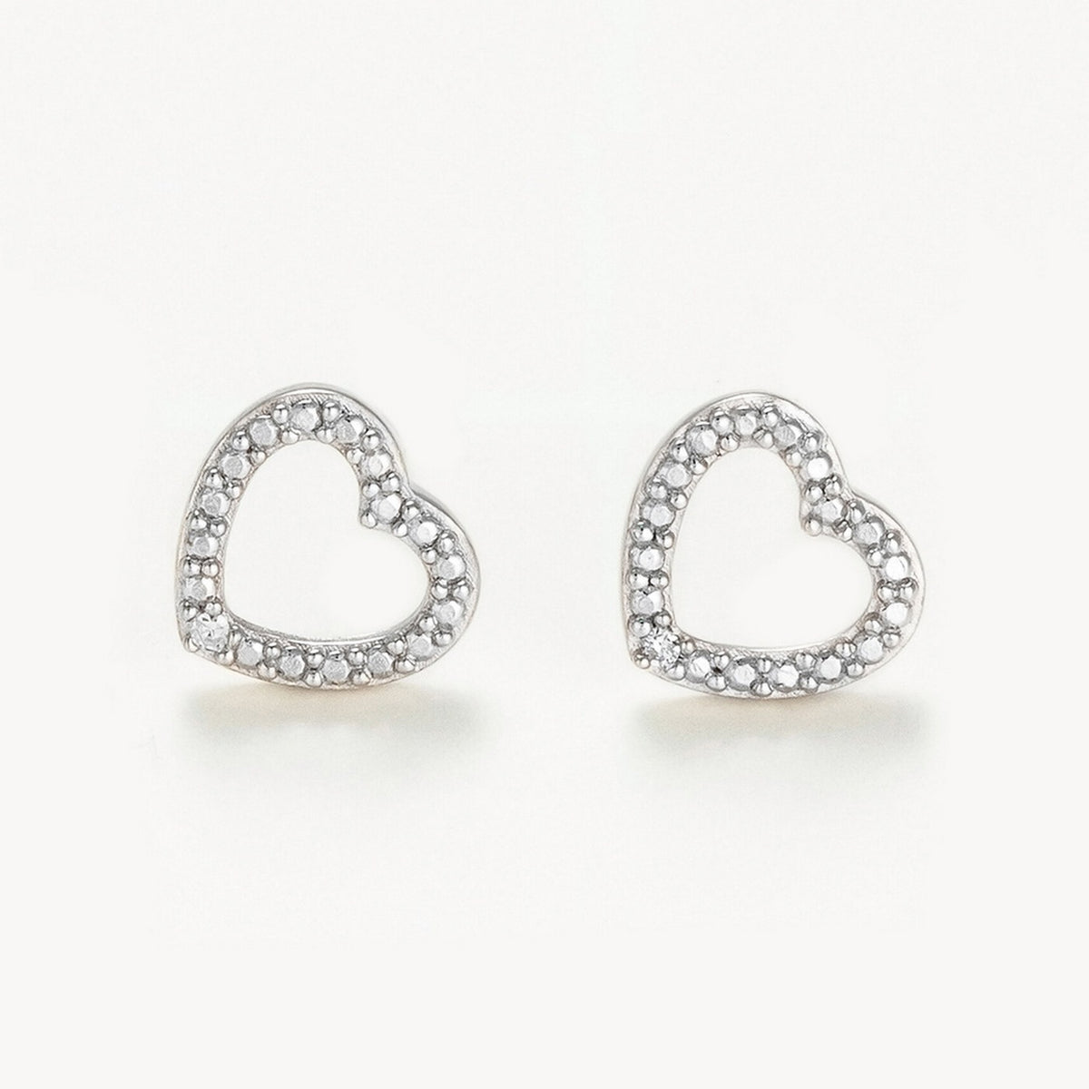 Pendientes "Cagliari" D 0,007/2 - Oro blanco 375/1000