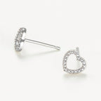 Pendientes "Cagliari" D 0,007/2 - Oro blanco 375/1000