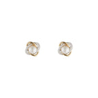 Boucles D'Oreilles "Mitsa" D 0,216/48 Perle 2 - Or Jaune 375/1000