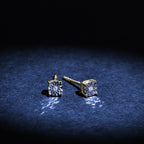 Pendientes “Puce Grande Illusion” D0.01/2 – Oro amarillo 375/1000