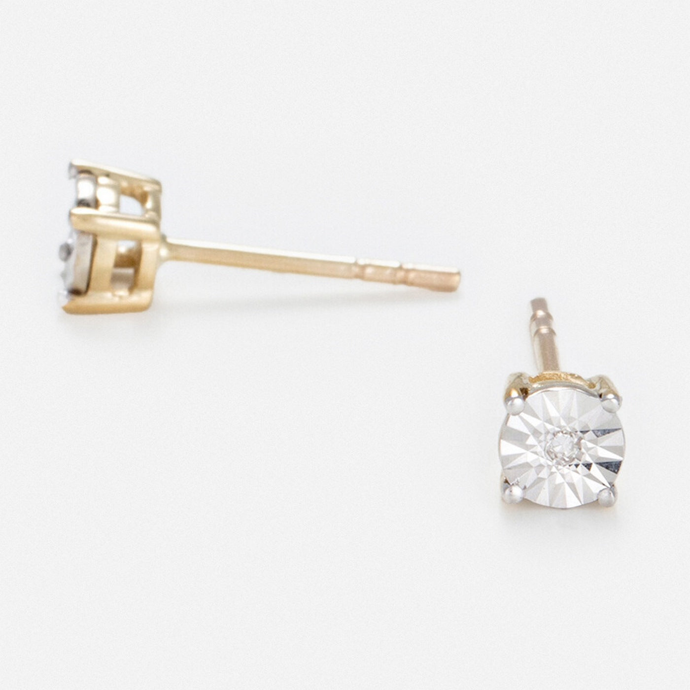 Pendientes “Puce Grande Illusion” D0.01/2 – Oro amarillo 375/1000