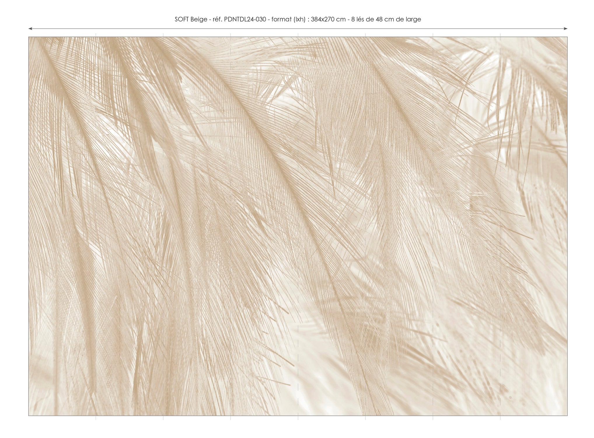 Papier Peint Panoramique - Soft - Beige