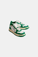 Autry Aulmwb03 Medalist Low Zapatillas Hombre Piel/Leat Blanco/Verde