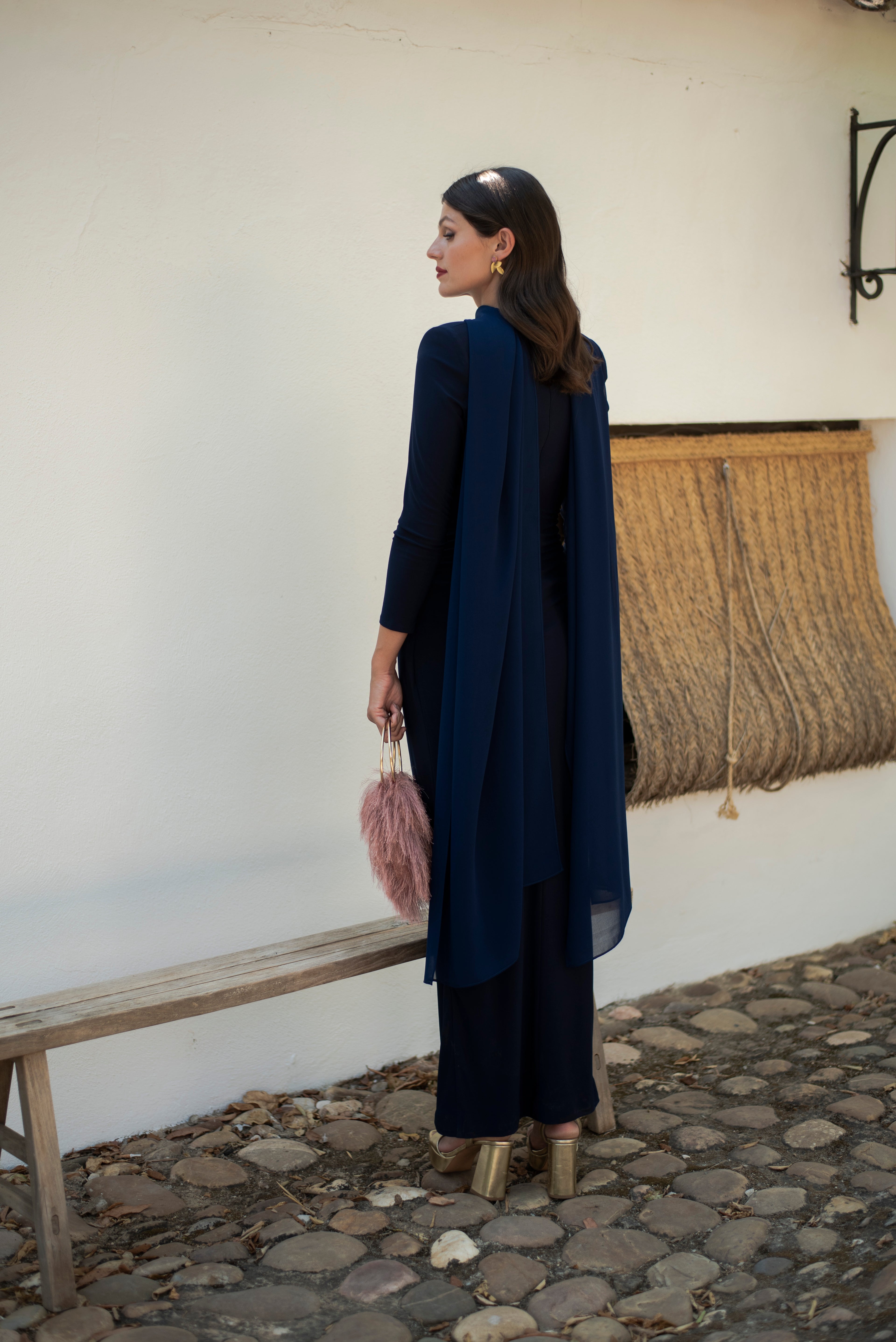 Robe Eirena - Bleu Marine