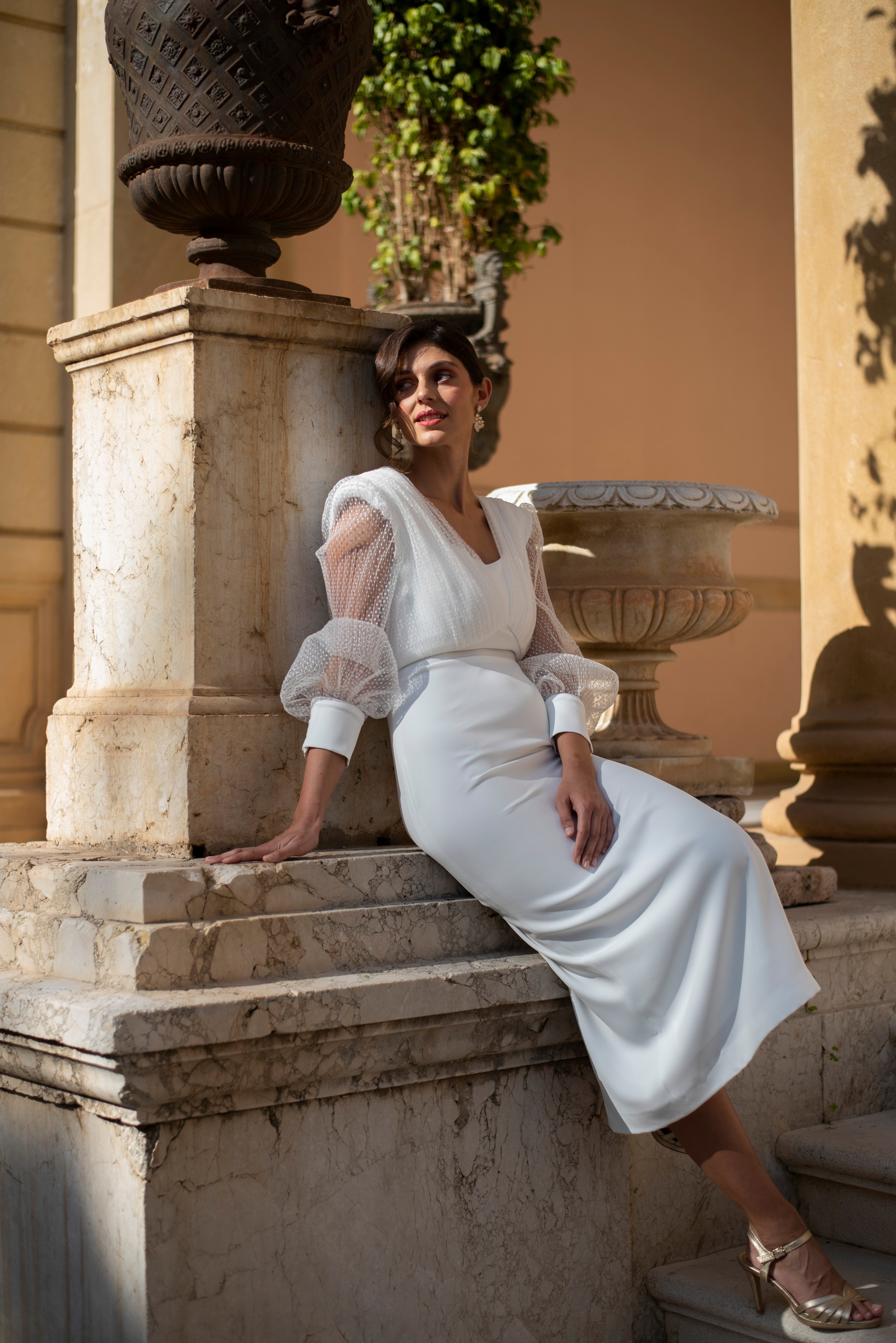 Robe Eliane - Blanc