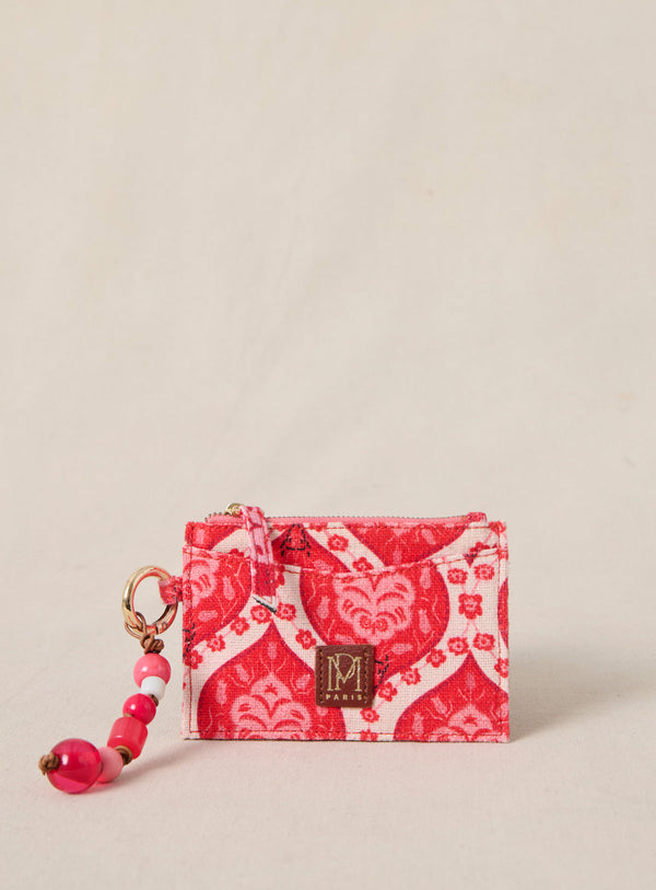 Elmo Textile Card Holder - Frida Red