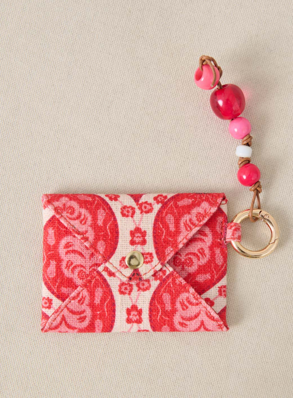 Emile Card Holder - Frida Red