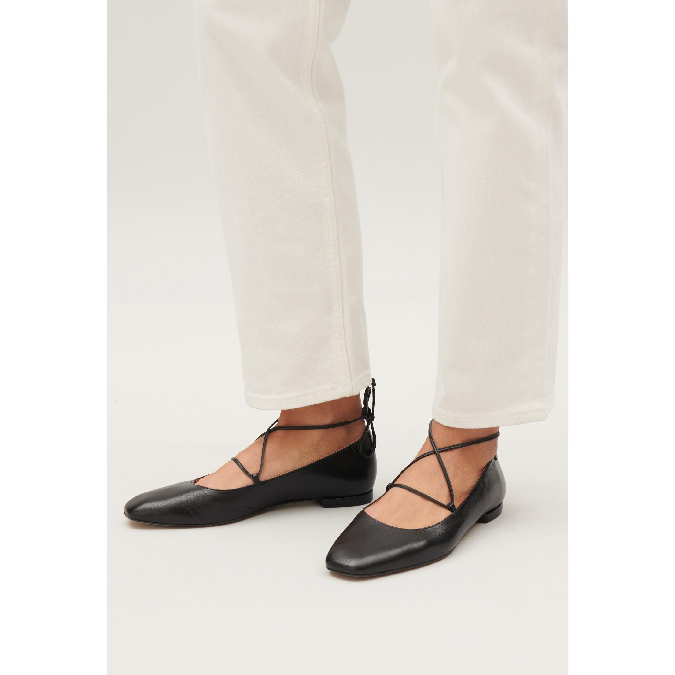 Claudie Pierlot - Ballerines Cuir Noir