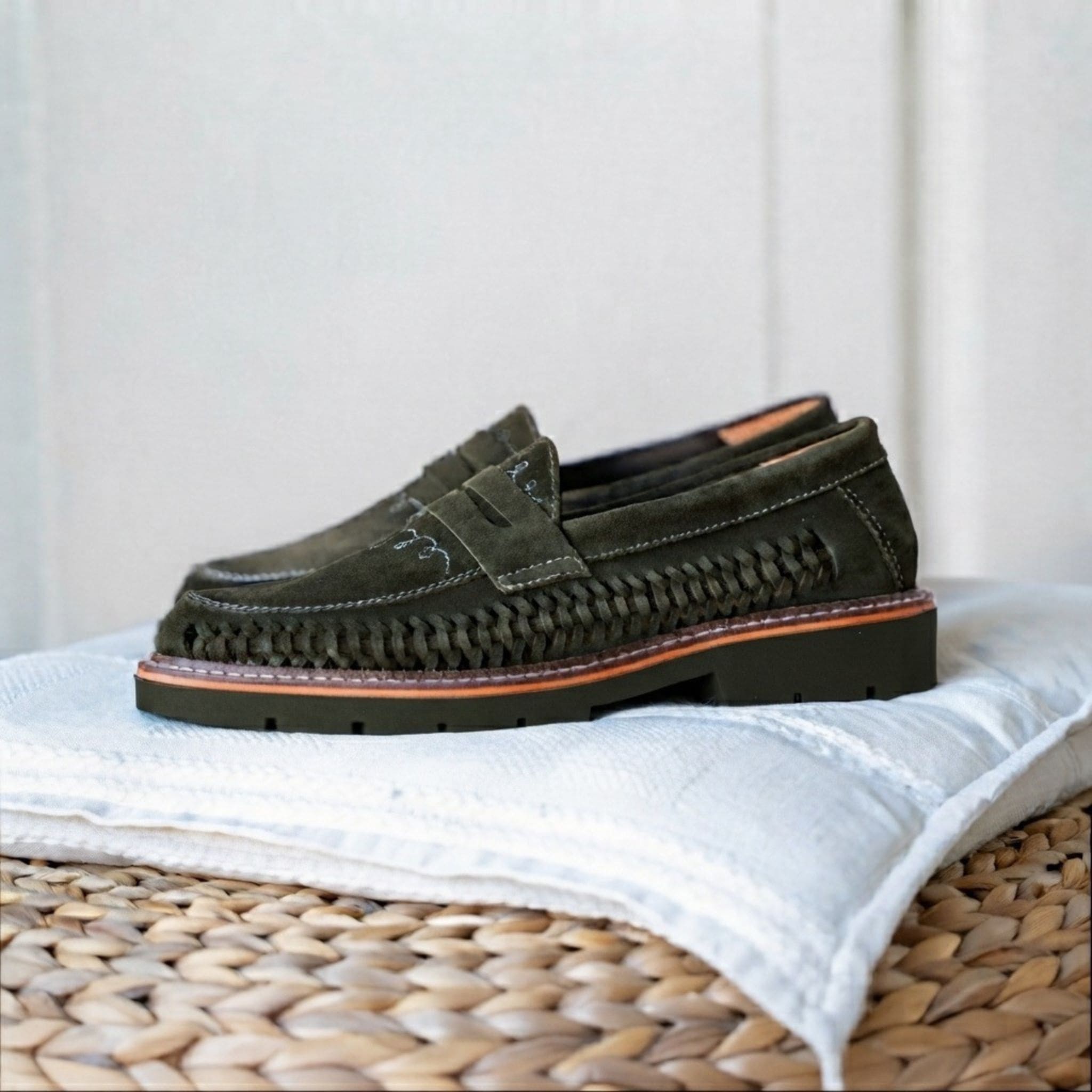 Mocassins Ernesto - Suede Kaki