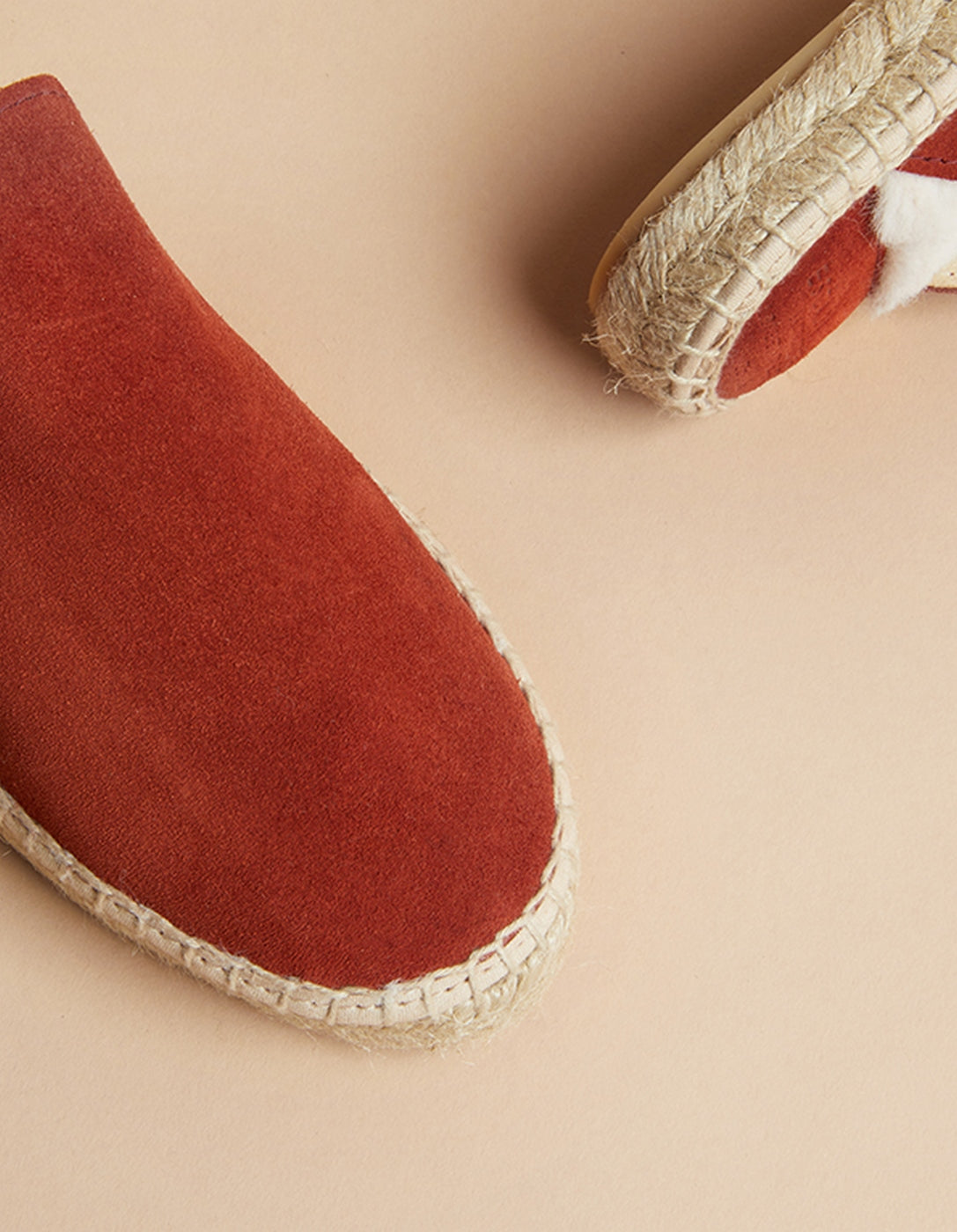 Espadrilles Plar Copenhague - Cuir Daim Terracotta - Femme