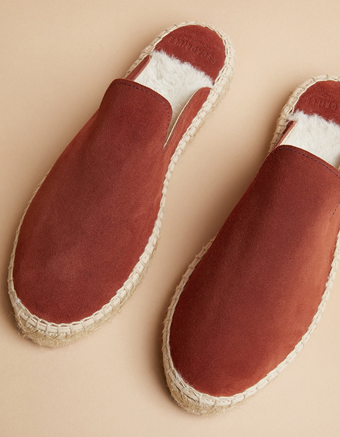 Espadrilles Plar Copenhague - Cuir Daim Terracotta - Femme