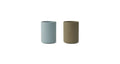 Set De 2 Gobelets Ethan - Blue Fog / Khaki Mix