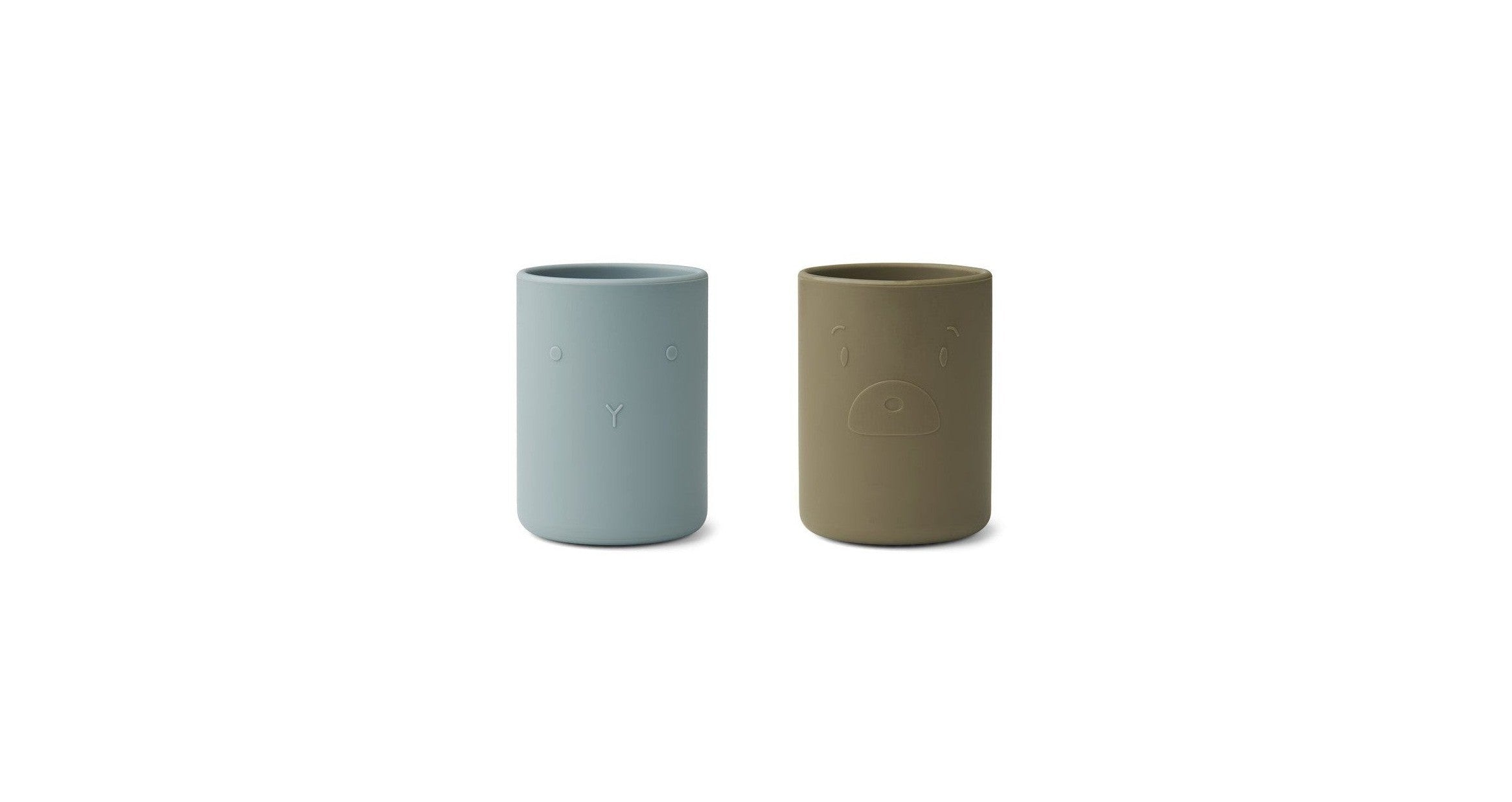 Set De 2 Gobelets Ethan - Blue Fog / Khaki Mix