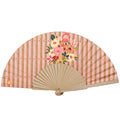 Kimiko - Eventail - Bois De Bouleau - Rose