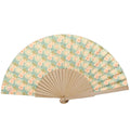Thais - Eventail - Bois De Bouleau - Celadon