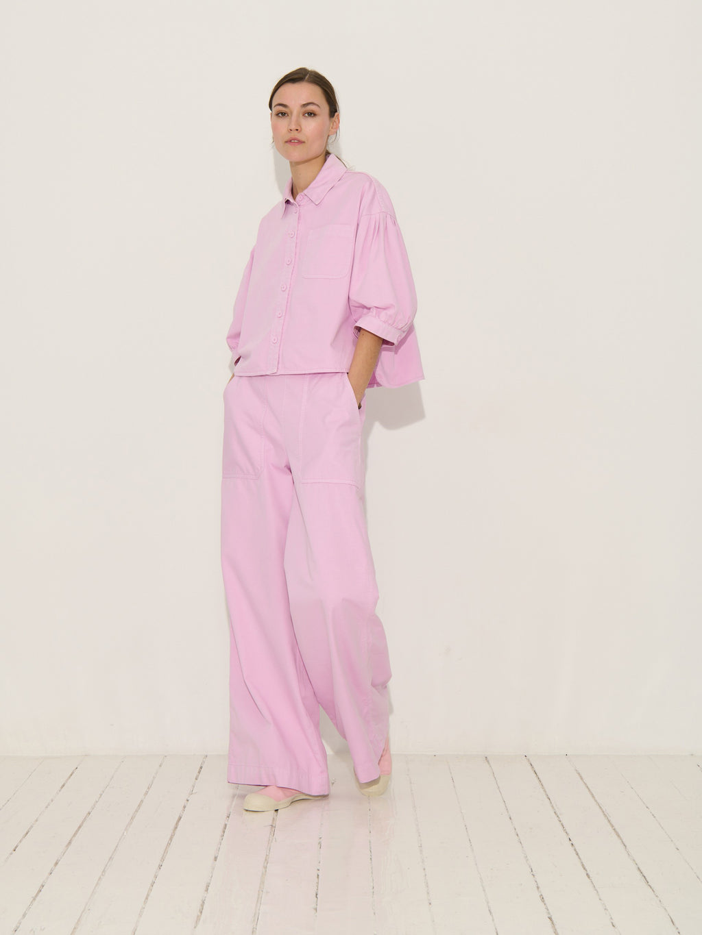 Camisa Prettina - Chicle - Mujer