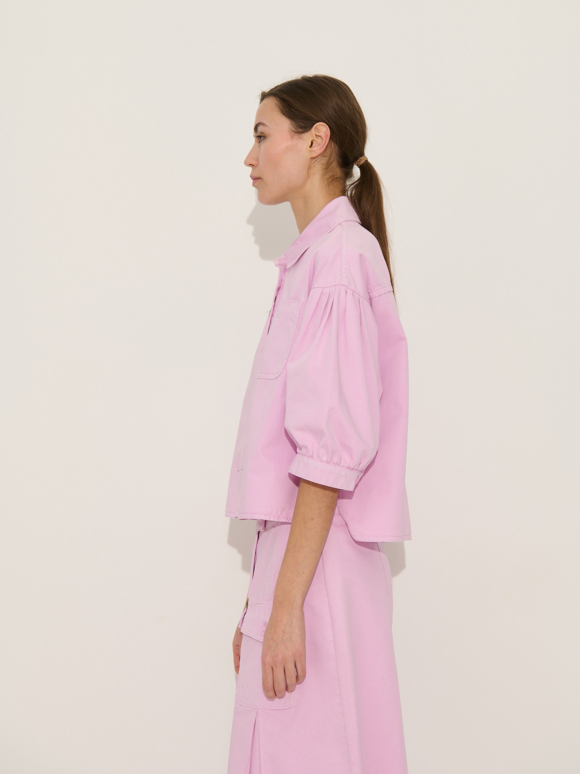 Camisa Prettina - Chicle - Mujer