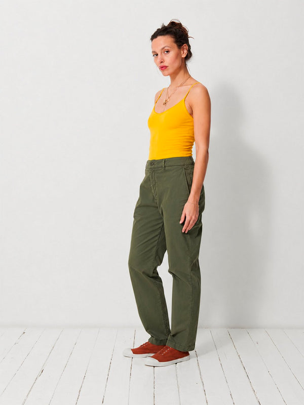Pantalones Begonia - Caqui