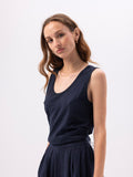 Noor T-Shirt - Midnight Blue
