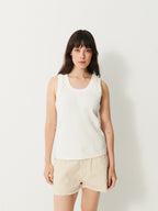 Bonita camiseta sin mangas Bensimon Edición - Crudo