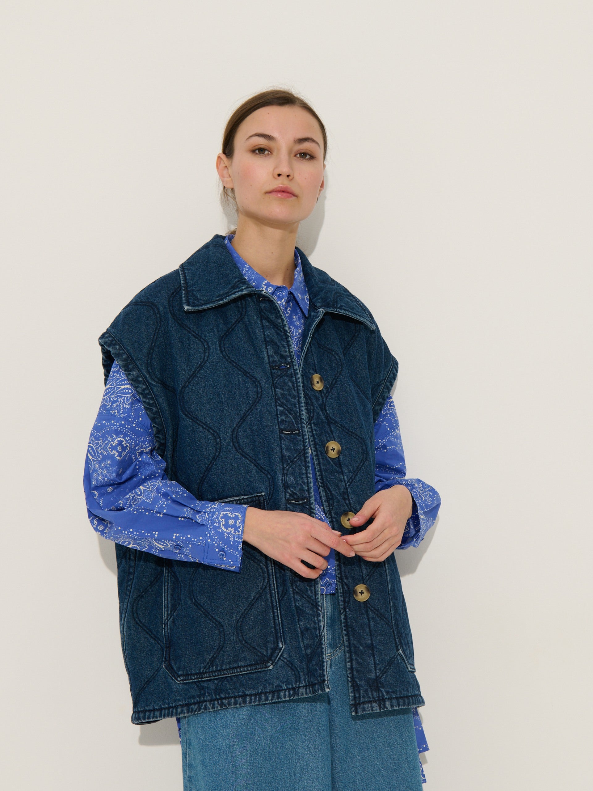 Chaqueta Parvati - Denim - Mujer
