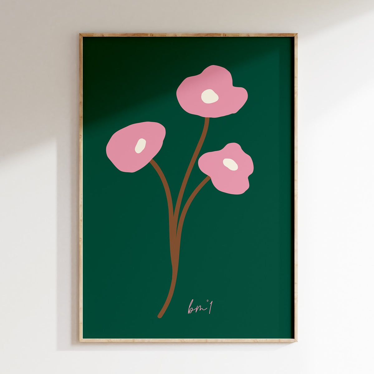 Flowers - Affiche Bm N°1 - Vert