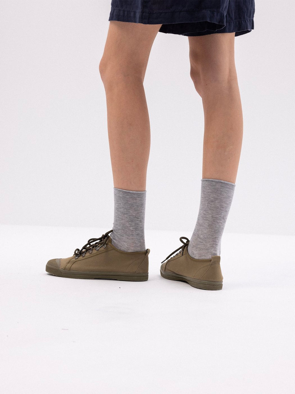 Livy Color Trek Zapatillas Tenis Con Cordones Mujer - Kaki
