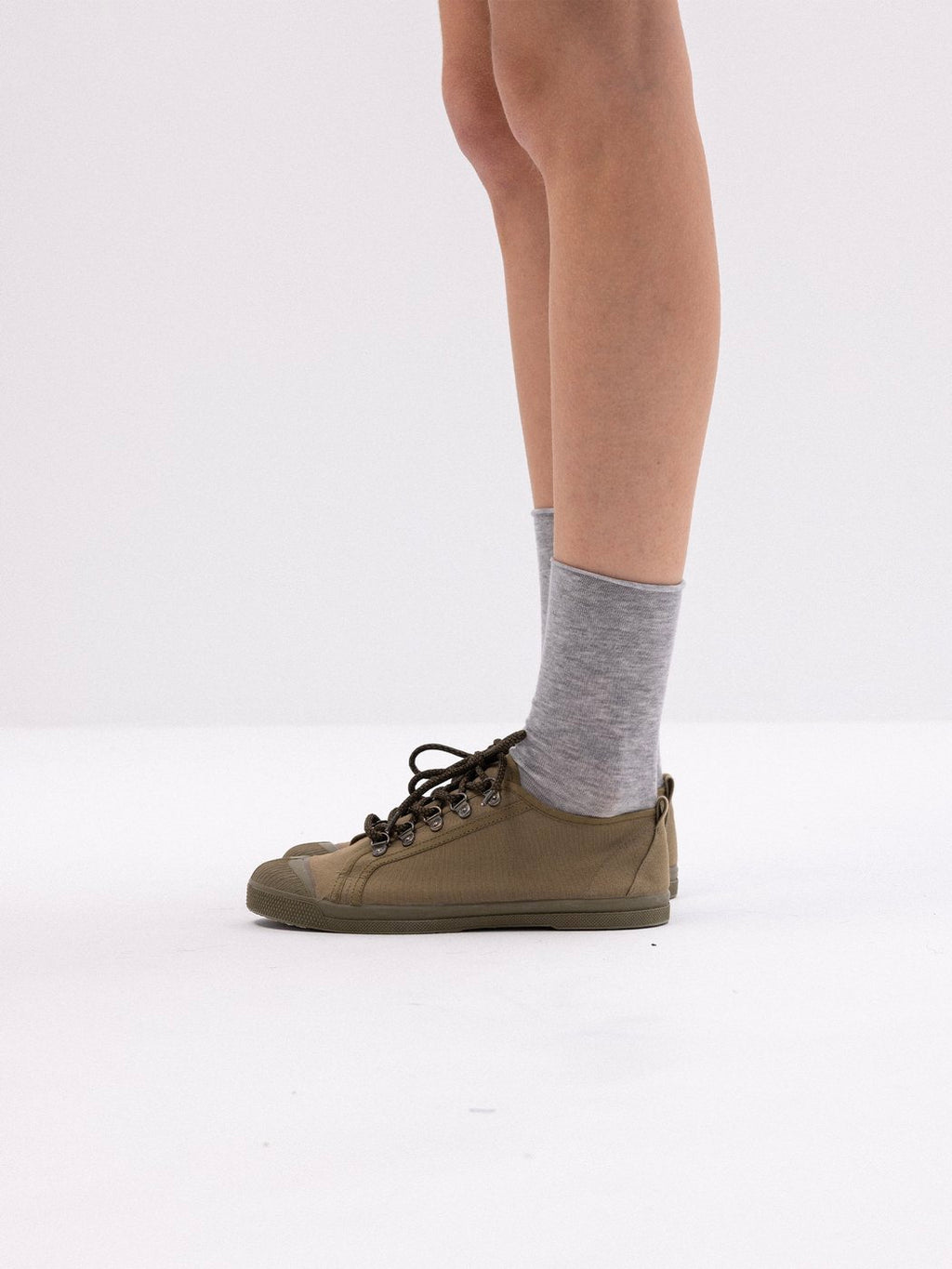 Livy Color Trek Zapatillas Tenis Con Cordones Mujer - Kaki