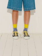 Tenis - Blanco-Azul marino - Mujer