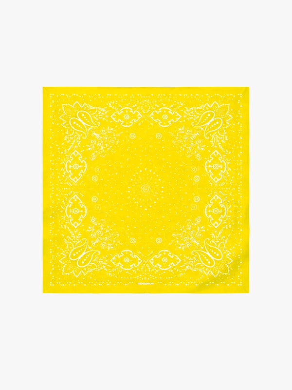 Bufanda tipo pañuelo cuadrada - Amarillo