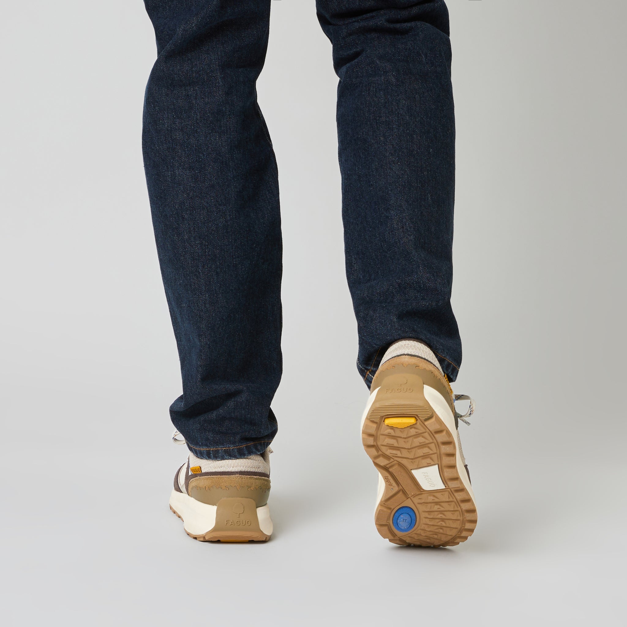 Runnings Écrues & Marron Limwood - Mixte