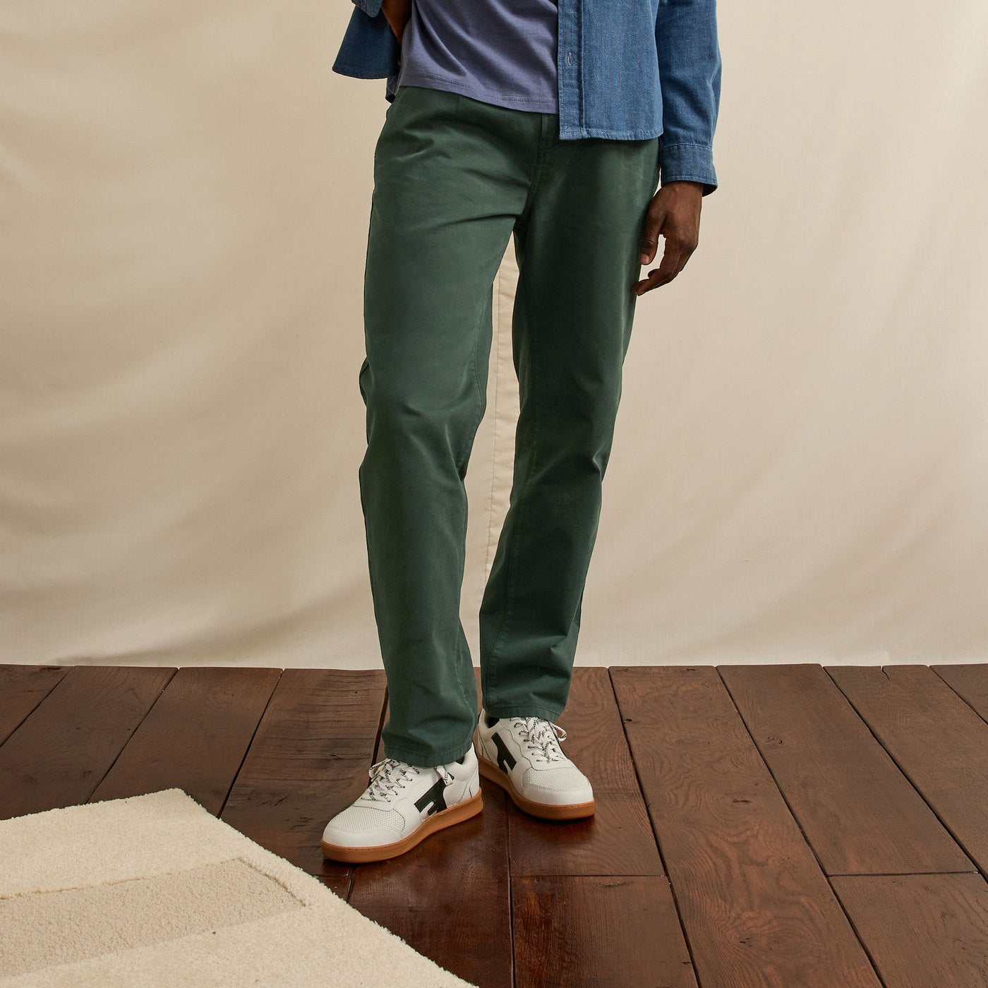 Rumilly Dark Green Chino - Men