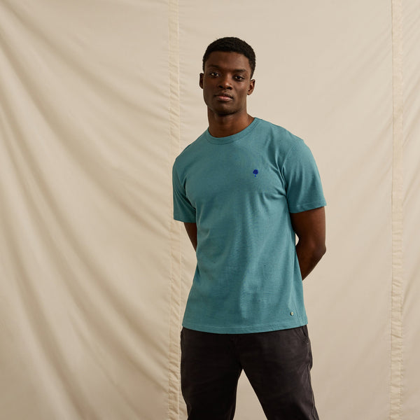 Light Green Marl T-Shirt Lugny - Men