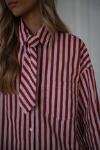 Chemise Cravate Bertille - Rose