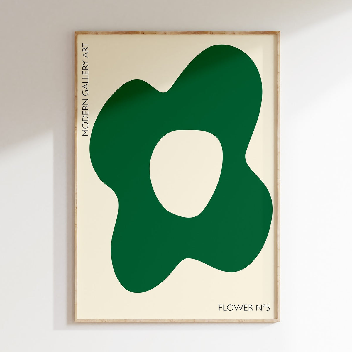 Flowers - Affiche Flower N5 - Vert