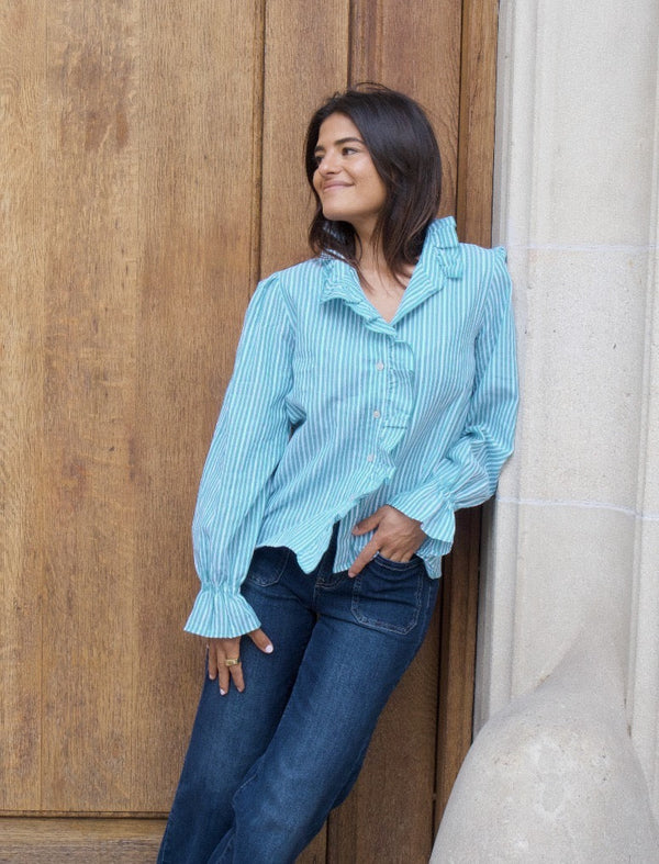 Green Gala Blouse