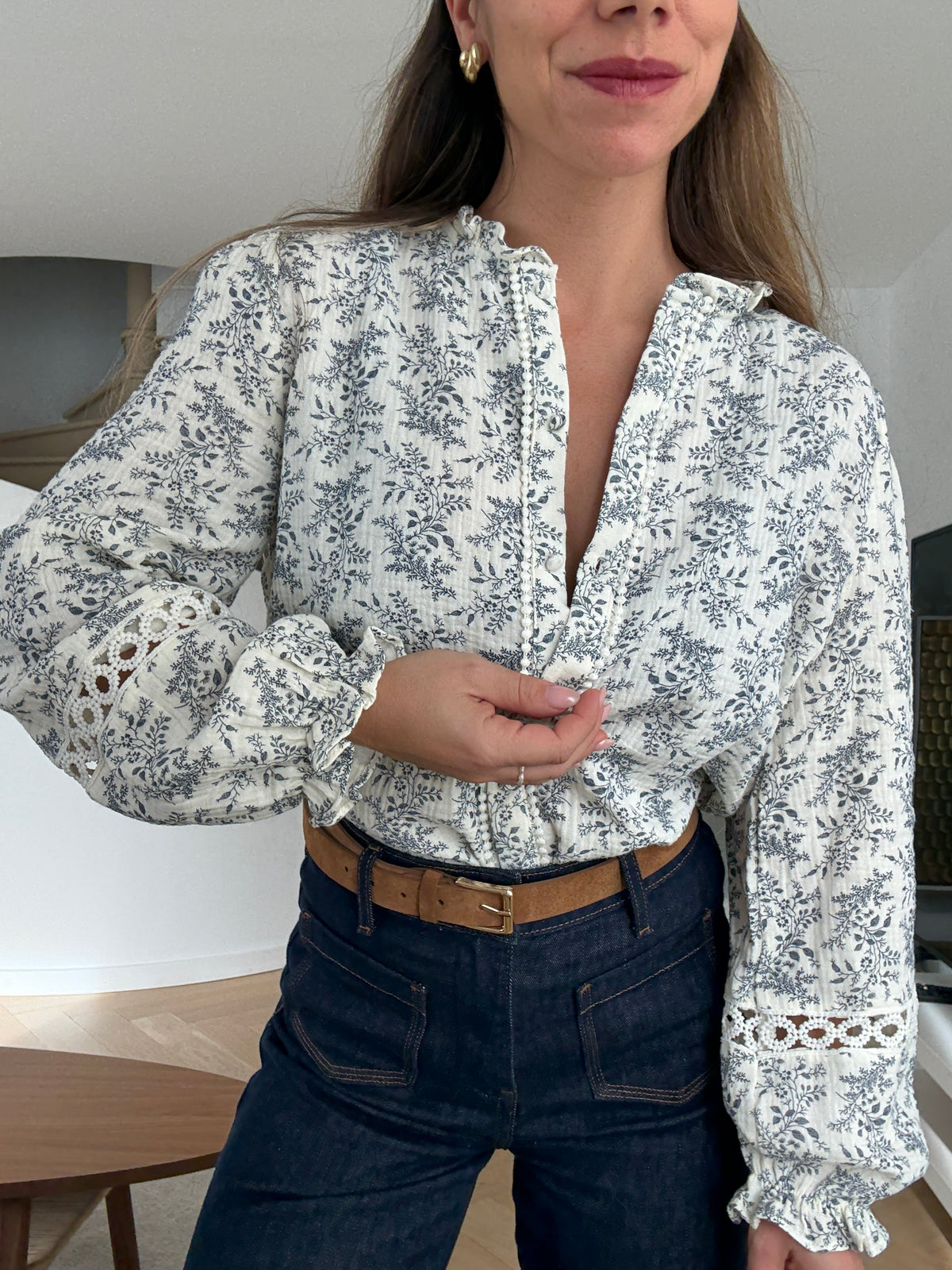 Blusa Emma de flores