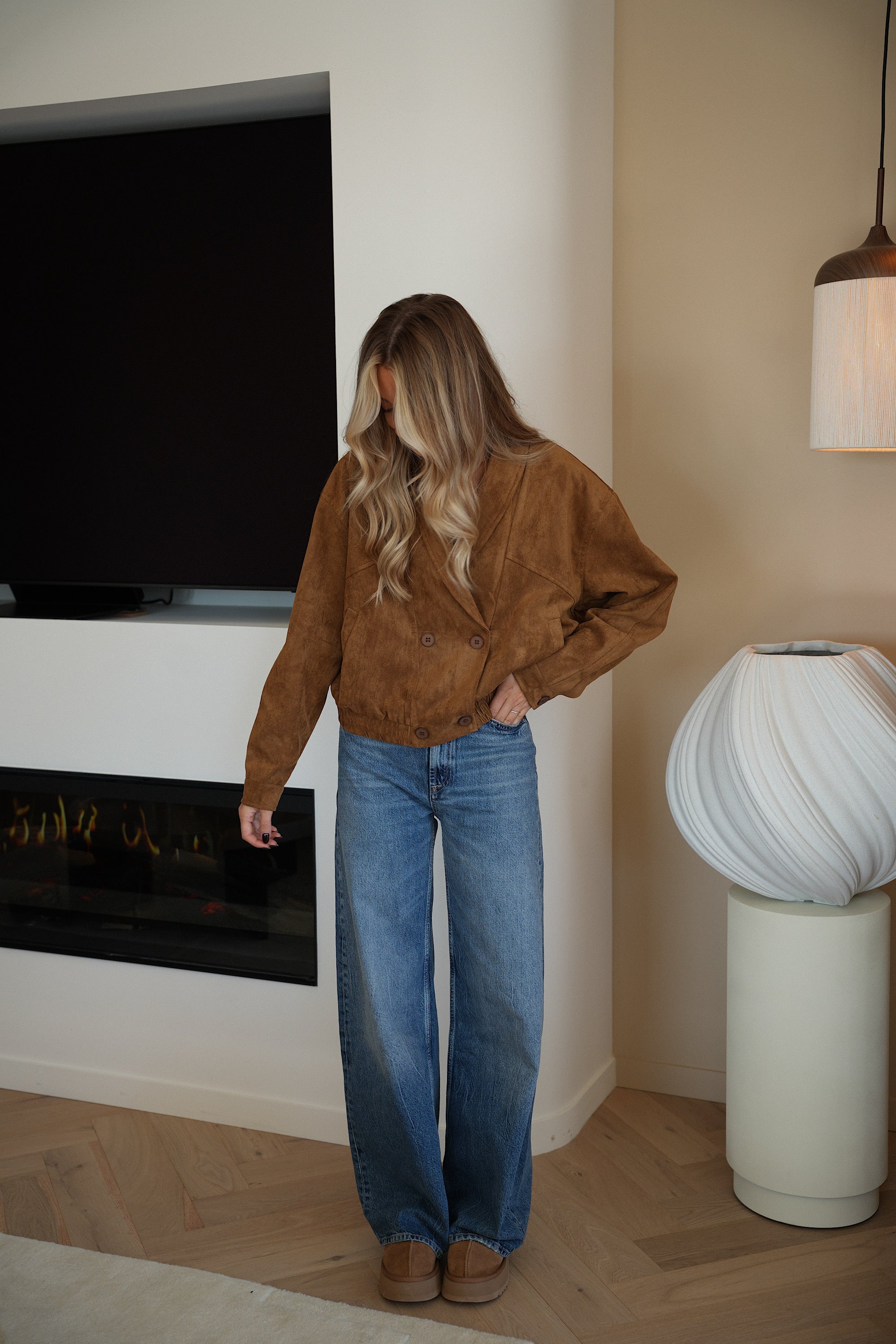 Charly Camel - Chaqueta Ante