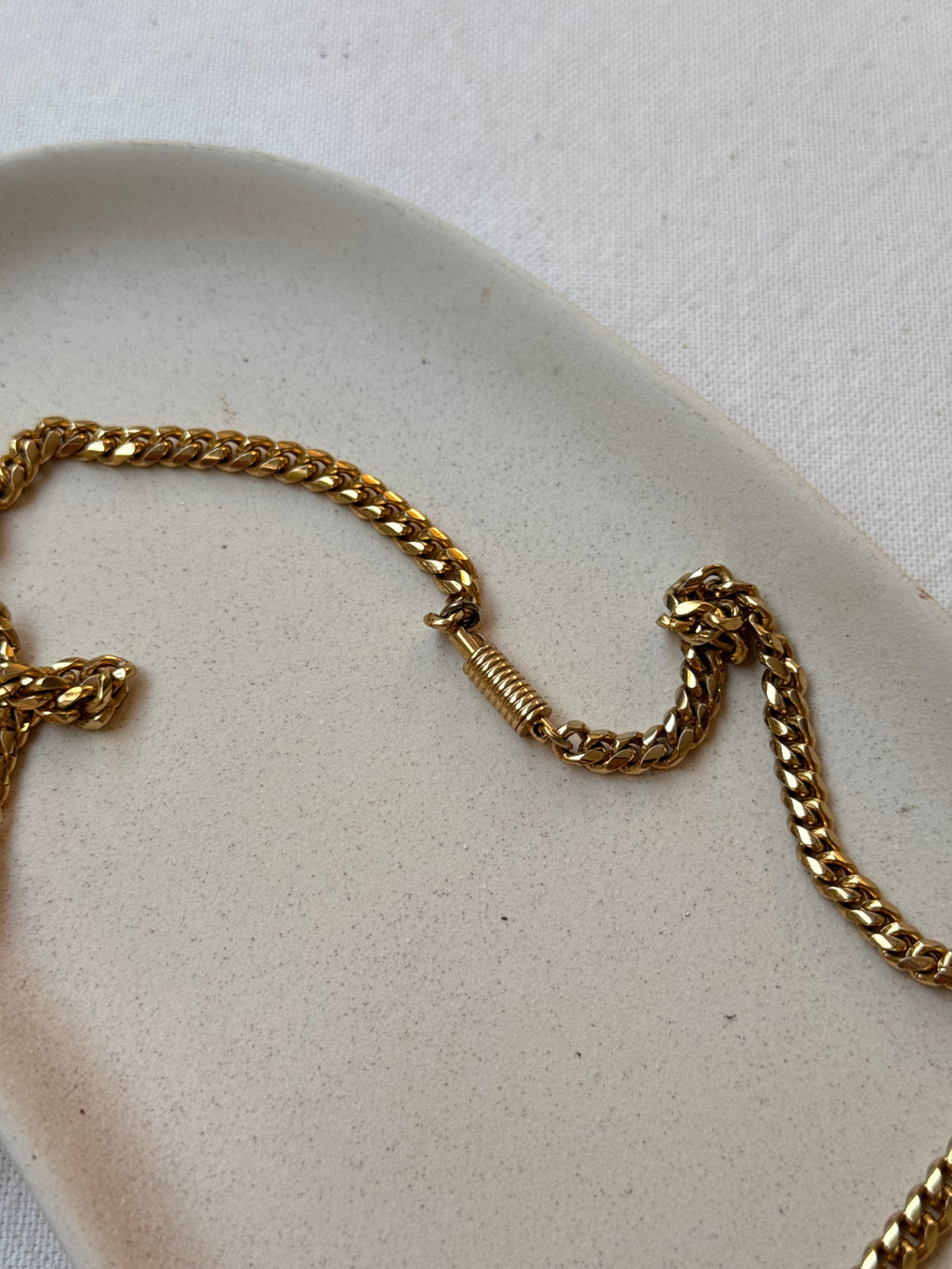 Collar Balenciaga Vintage - Colgante Calado Esmalte Negro