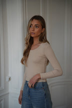 Jersey Polly Fine - Beige