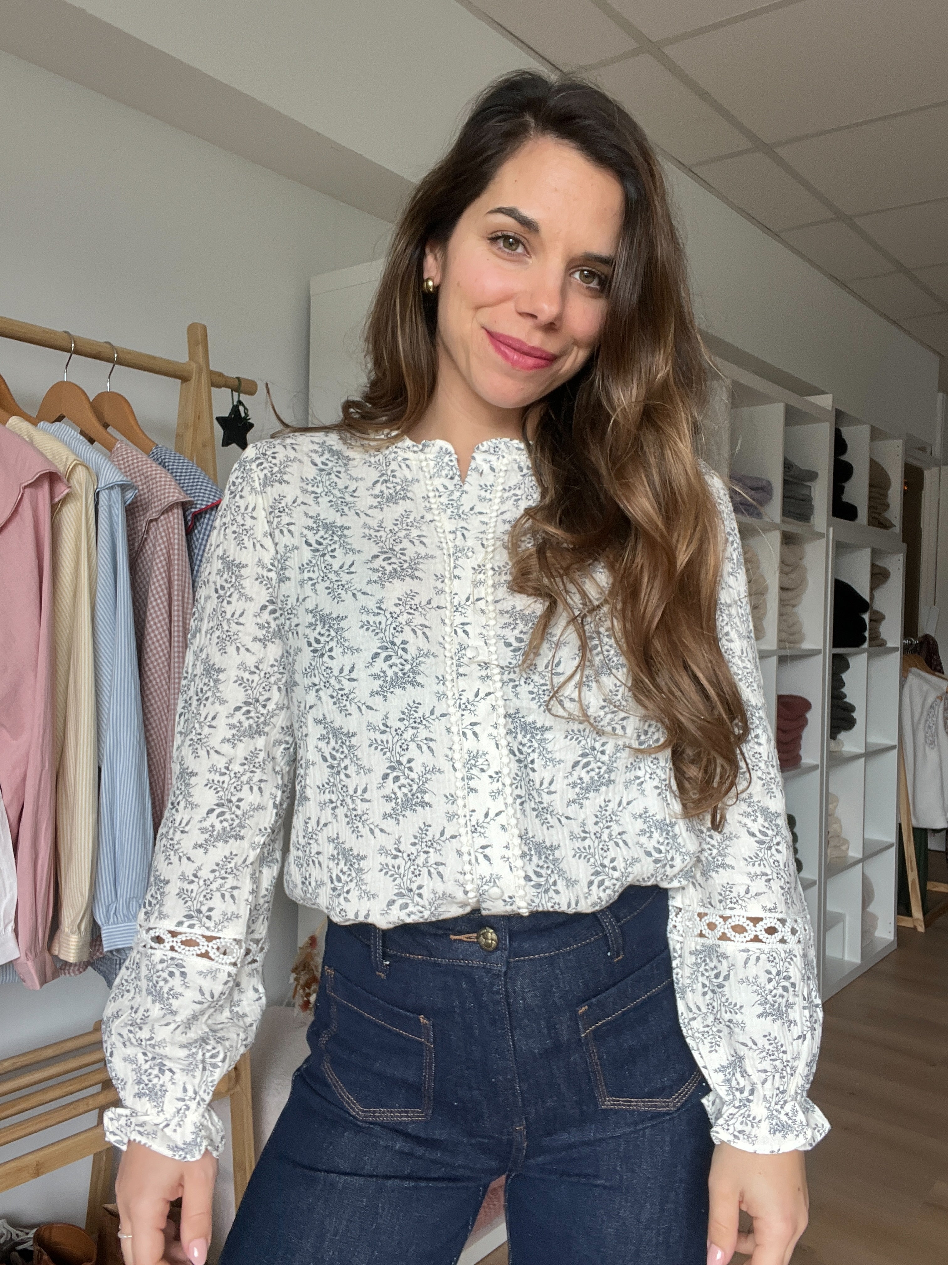 Blusa Emma de flores