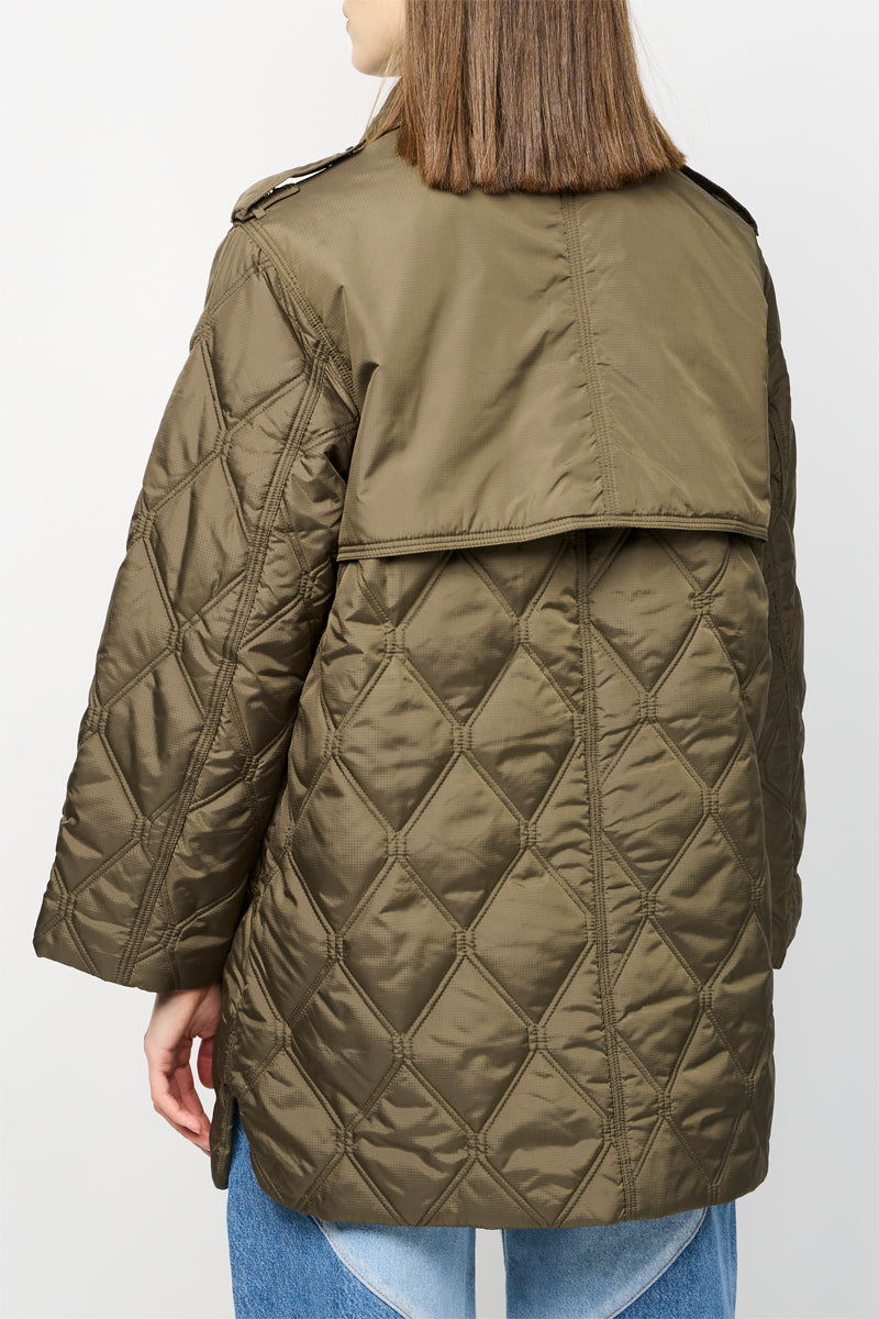 Chaqueta acolchada ripstop de longitud media - Kalamata