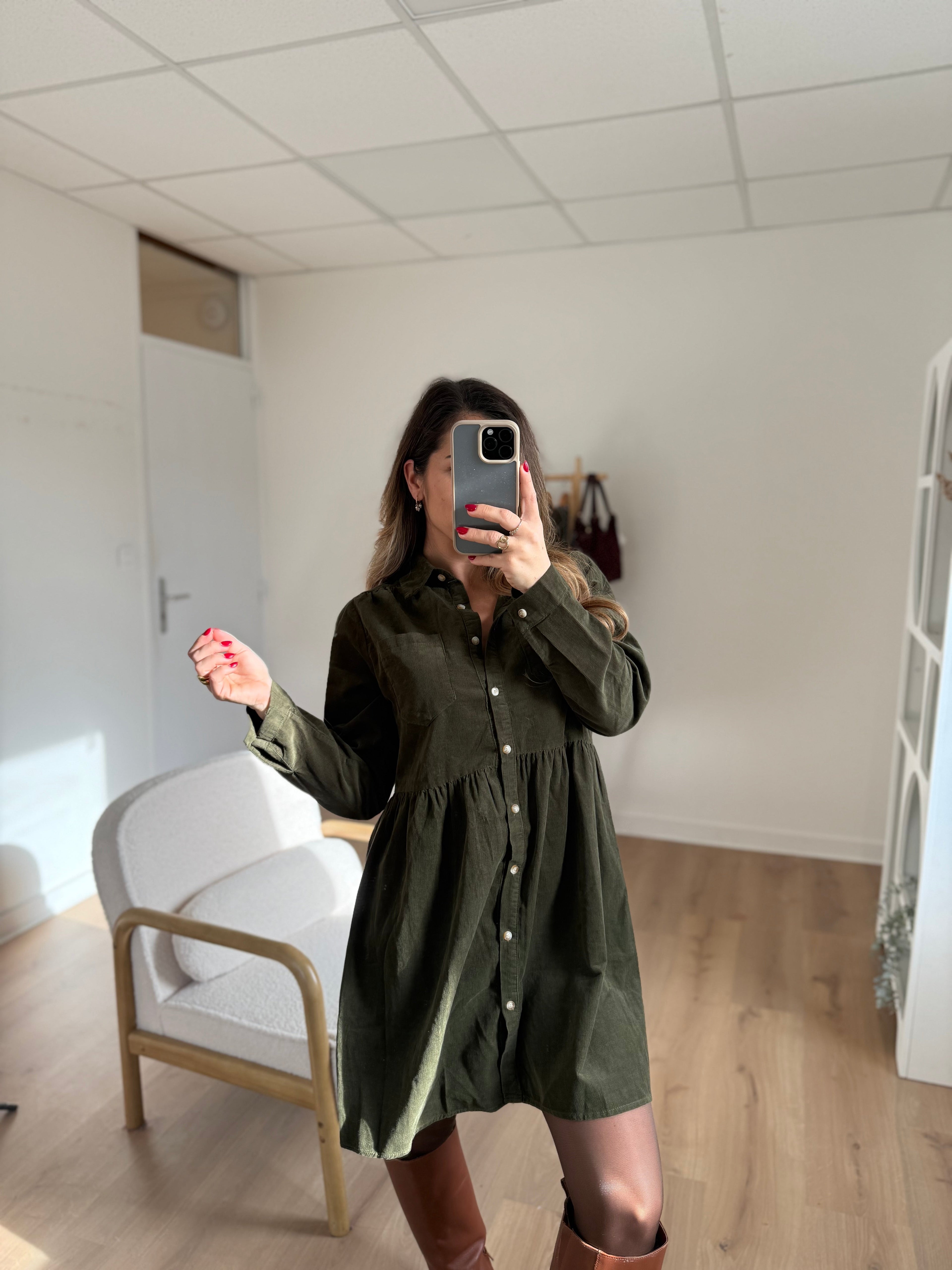 Victoria Dress Khaki