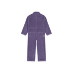 Organic Velvet Jumpsuit - Purple - Girl