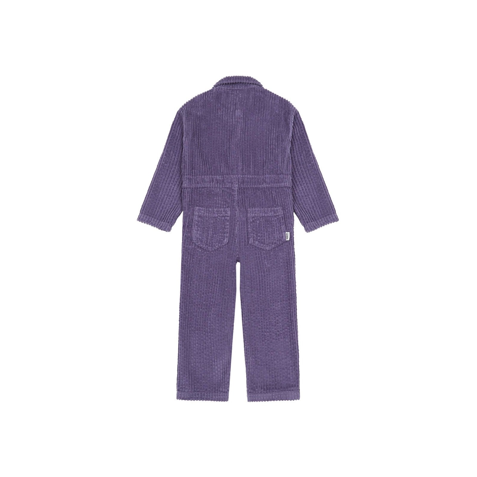 Organic Velvet Jumpsuit - Purple - Girl