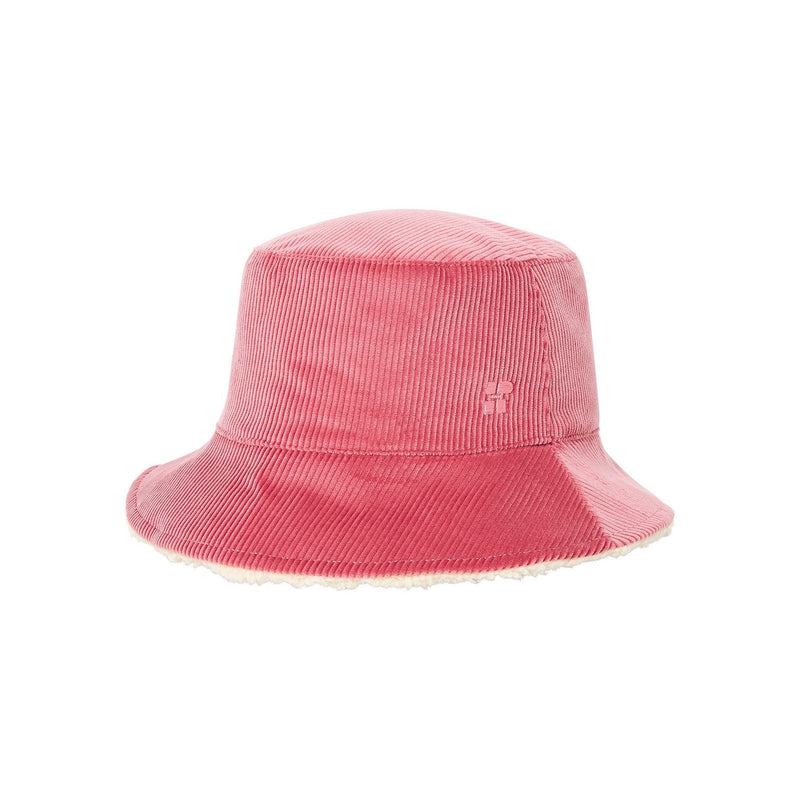 Bob Velours Côtelé Doublé Sherpa Réversible - Rose - Mixte