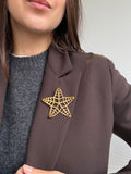 Vintage Brooch - Openwork Star
