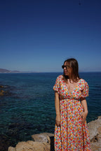 Vestido largo floral Dorothée