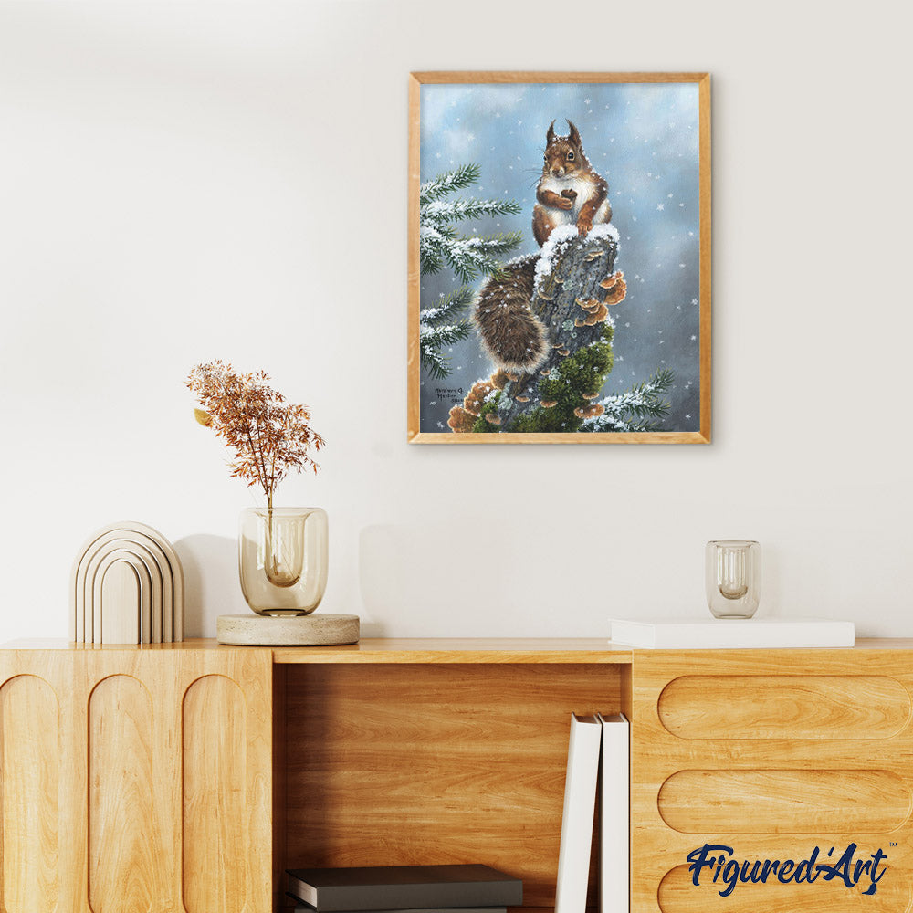 Paint By Numbers - Perched Squirrel