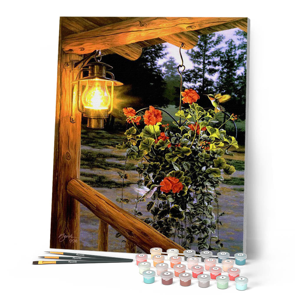 Paint By Numbers - Lantern On The Porch